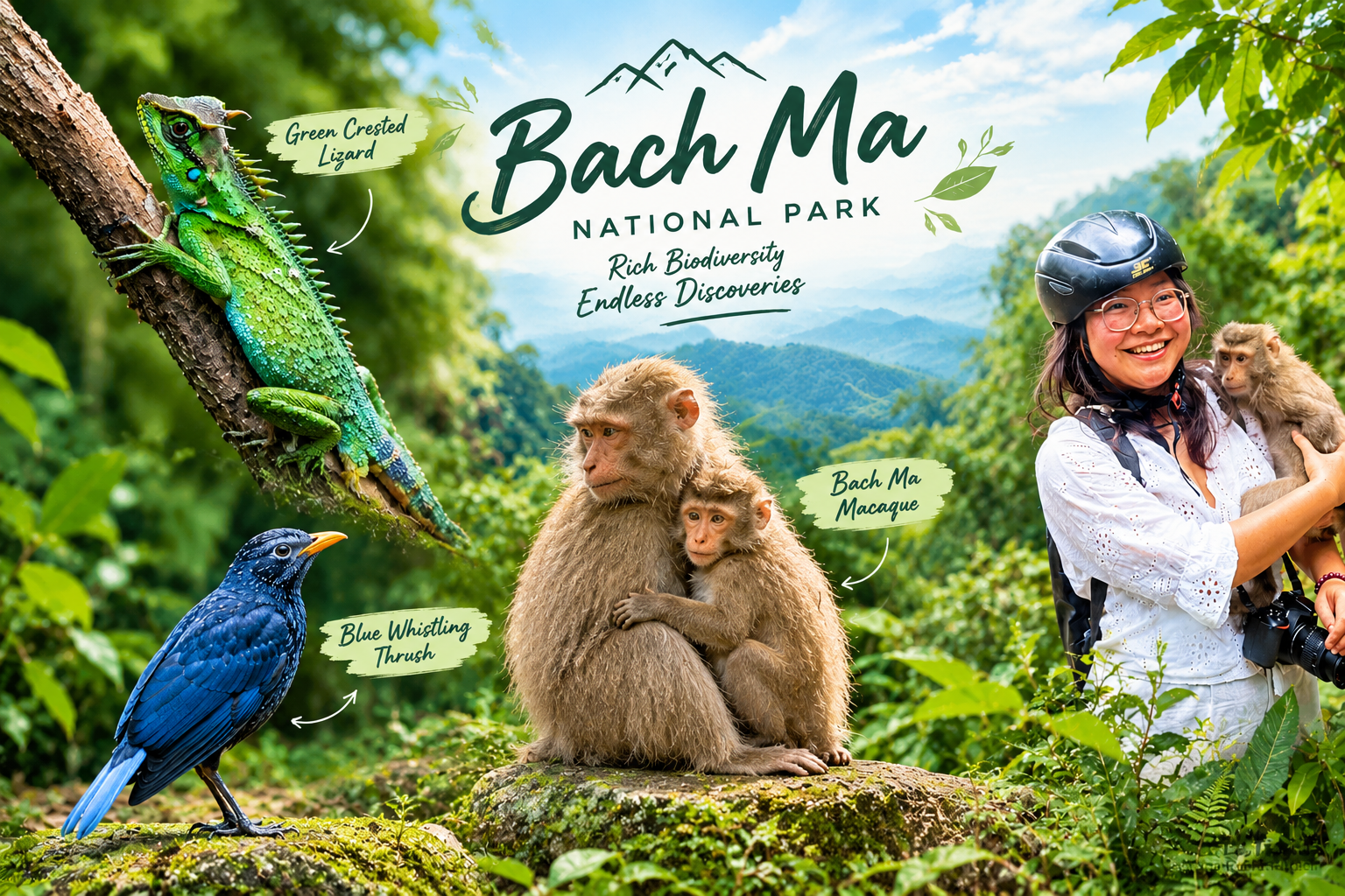 Meet the Wild Inhabitants of Bach Ma National Park: From Red-Shanked Douc Langurs to Exotic Birds
