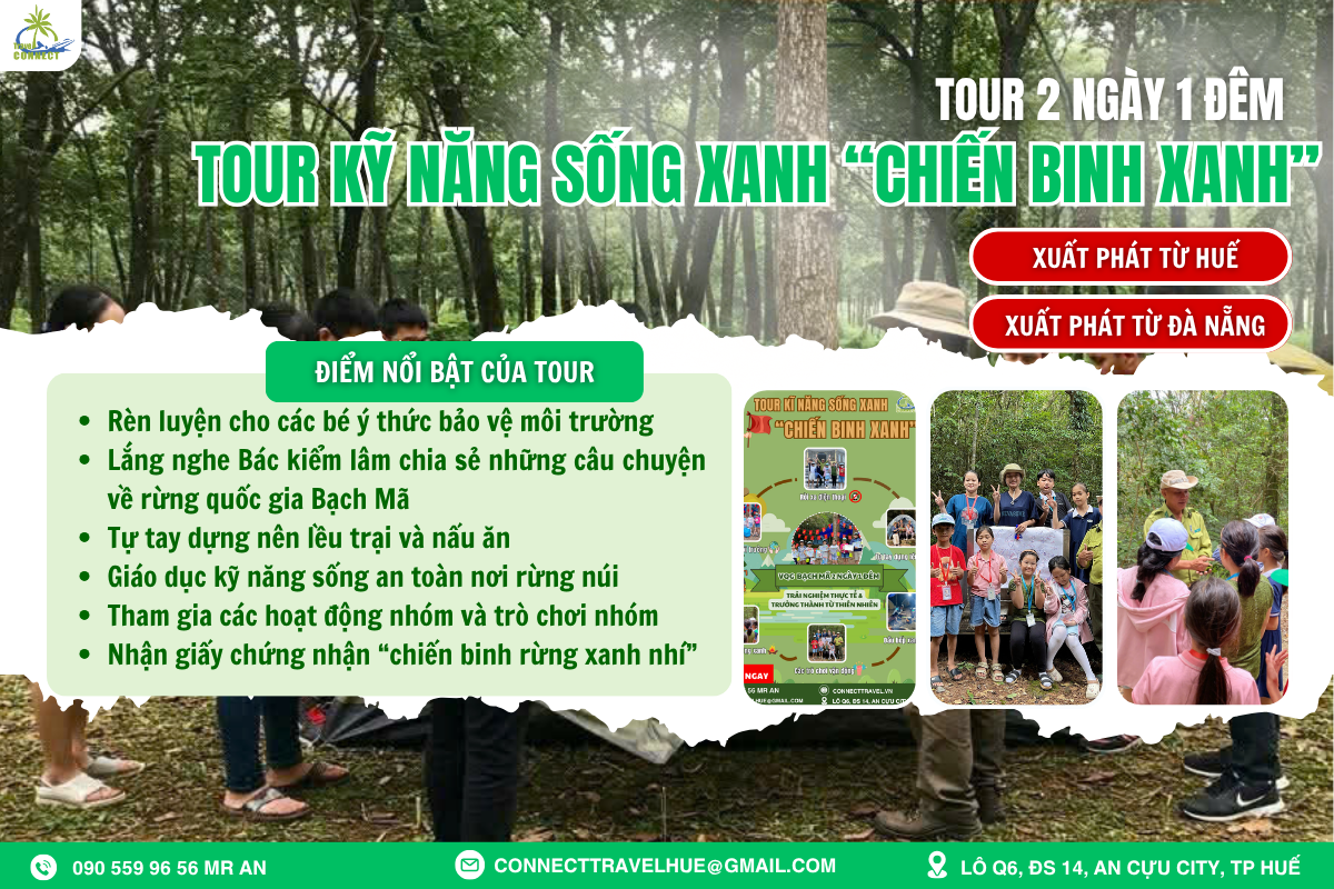 TOUR KỸ NĂNG SỐNG XANH - HÀNH TRÌNH TRỞ THÀNH 