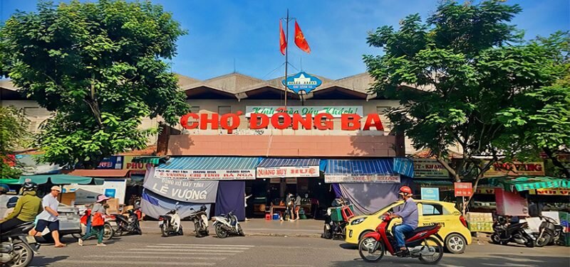 hue city tour - dong ba market